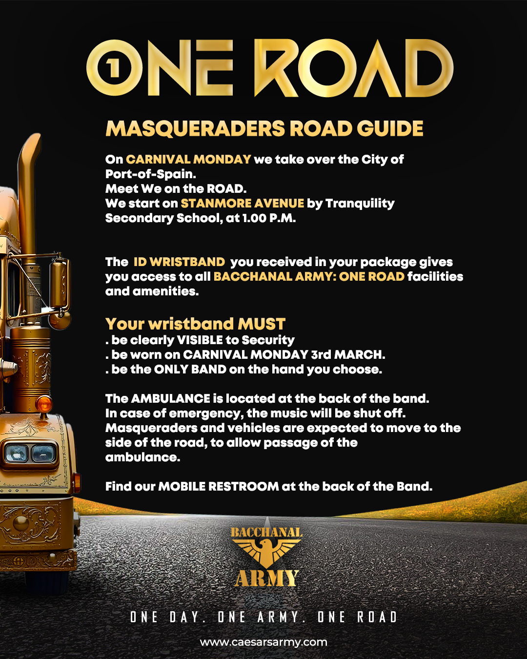 ONE ROAD