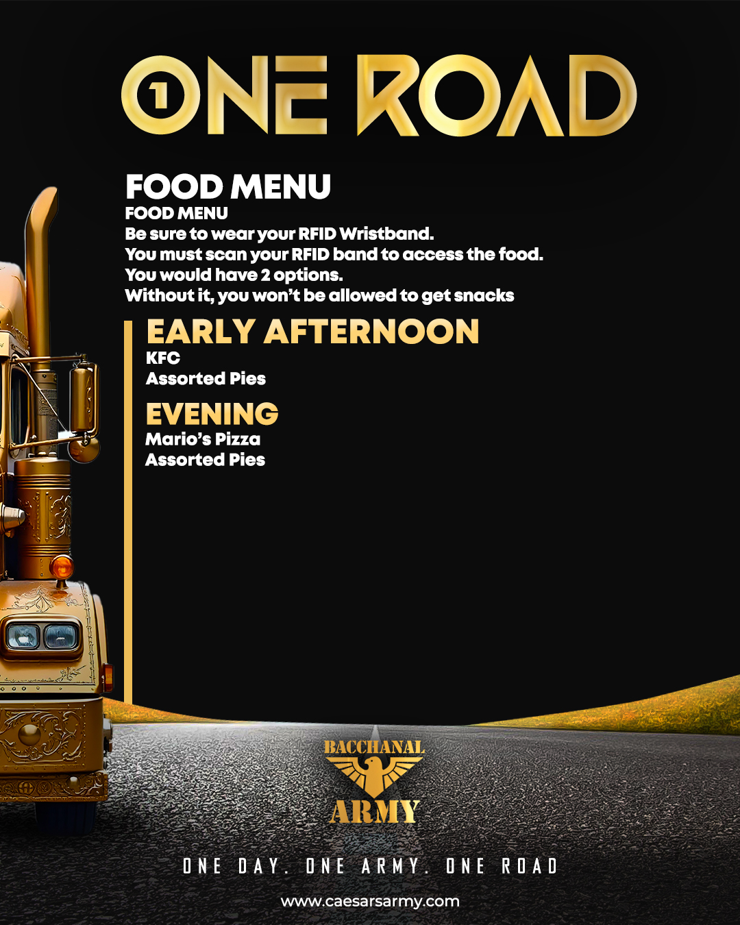 ONE ROAD